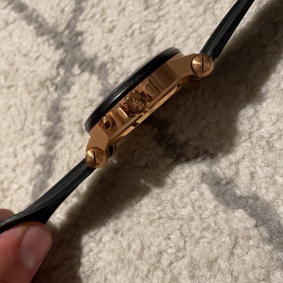 Michael Kors Dylan Rose Gold Carbon Fiber Watch - Picture 5 of 5